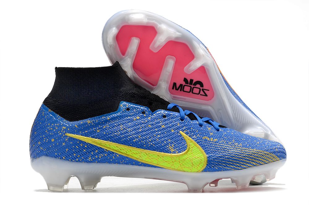 Nike Air Zoom Mercurial Superfly IX Elite FG azul amarillo rosa